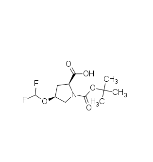 (2S,4S)-1-[(tert-butoxy)carbonyl]-4-(difluoromethoxy)pyrrolidine-2-carboxylic acid