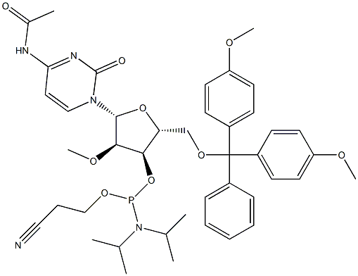 N-乙酰基-5'-O-(4,4-二甲氧基三苯甲基)-2'-O-甲基胞苷-3'-(2-氰基乙基-N,N-二异丙基)亚磷酰胺