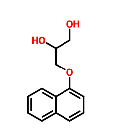 36112-95-5；3-(萘酚基)-1,2-二羟基丙烷