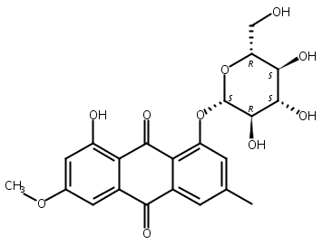 大黄素甲醚-1-O-β-D-葡萄糖苷