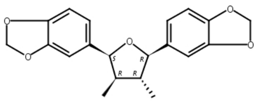 (7S,7′R)-双(3,4-亚甲二氧苯基)-rel-(8R,8′R)-二甲基四氢呋喃