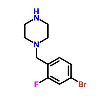 1-(4-溴-2-氟苄基)哌嗪