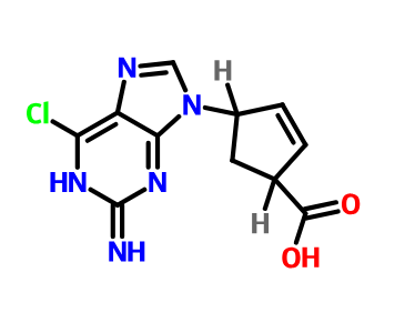 (1S,4R)-4-(2-Amino-6-chloro-9H-purin-9-yl)-2-cyclopentene-1-carboxylate