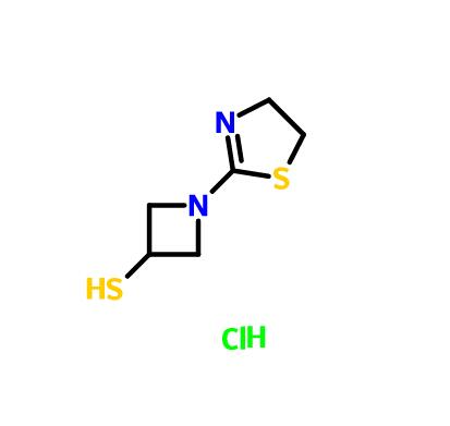 1-(4,5-二氢-2-噻唑基)氮杂环丁烷-3-硫醇盐酸盐