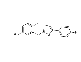 2-(2-甲基-5-溴苄基)-5-(4-氟苯)噻吩