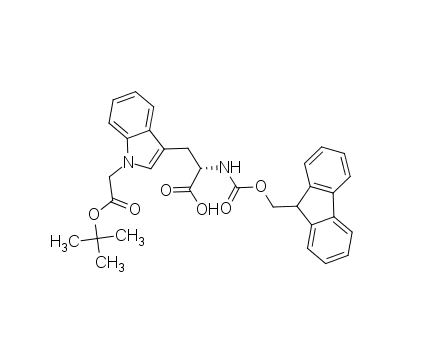 (2S)-3-{1-[2-(tert-butoxy)-2-oxoethyl]-1H-indol-3-yl}-2-({[(9H-fluoren-9-yl)methoxy]carbonyl}amino)propanoic acid