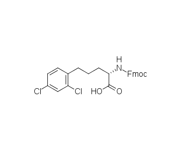 (2S)-5-(2,4-dichlorophenyl)-2-({[(9H-fluoren-9-yl)methoxy]carbonyl}amino)pentanoic acid