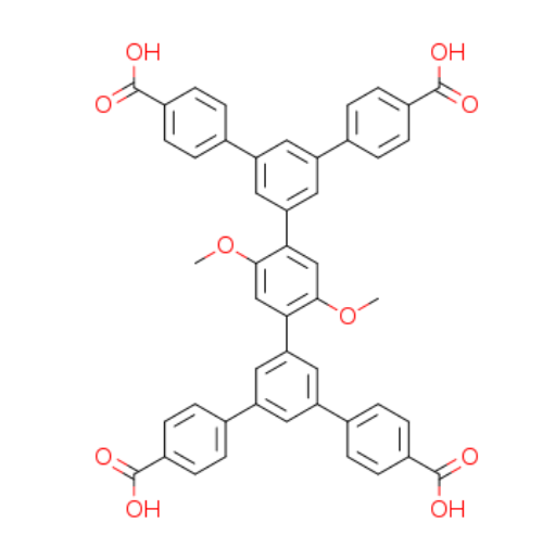 1,1:3,1:4,1:3,1-Quinquephenyl]-4,4-dicarboxylic acid, 5,5-bis(4-carboxyphenyl)-2,5-dimethoxy-