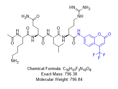 Ac-Lys-Gln-Leu-Arg-AFC
