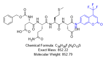 Z-Asp-Gln-Met-Asp-AFC