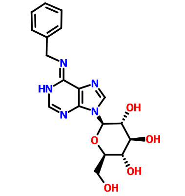 6-苄氨基-9-(Α-D-吡喃葡萄糖基)嘌呤