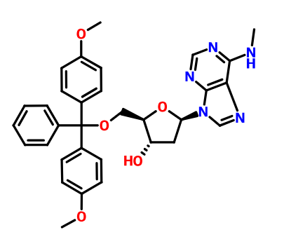 2'-脱氧-5'-O-二甲氧基三苯甲基-N6-甲基腺苷