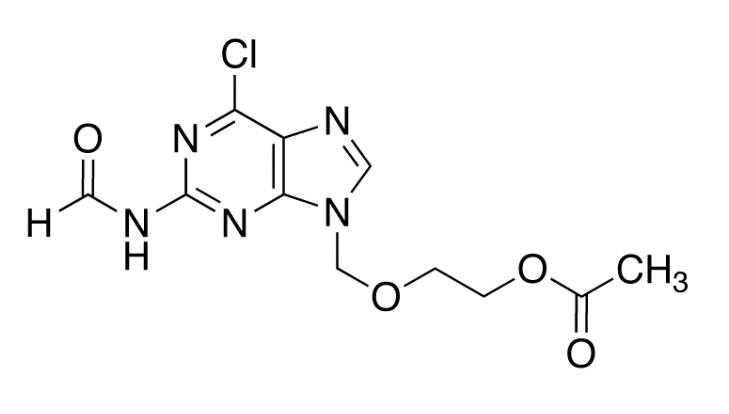 Acetyl 2-[(2-ForMaMide-1,6-dihydro-6-chloro-9H-purin-9yl)Methoxy]ethyl Ester