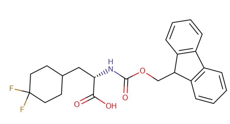 (2S)-3-(4,4-difluorocyclohexyl)-2-({[(9H-fluoren-9-yl)methoxy]carbonyl}amino)propanoic acid