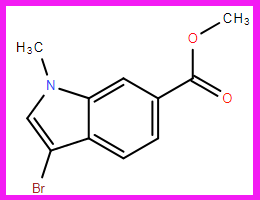 1-甲基-3-溴吲哚-6-甲酸甲酯