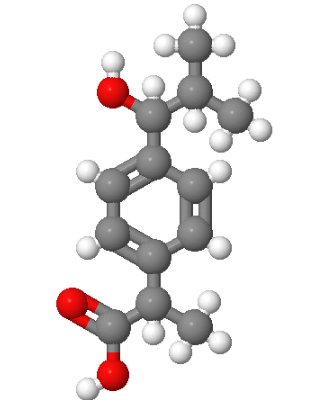 53949-53-4；1-羟基异丁基苯基-1'-甲基丙酸