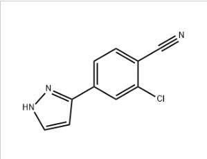 2-氯-4-(1H-吡唑-3-基)苄腈