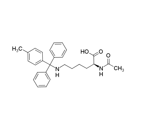 (2S)-2-acetamido-6-{[(4-methylphenyl)diphenylmethyl]amino}hexanoic acid