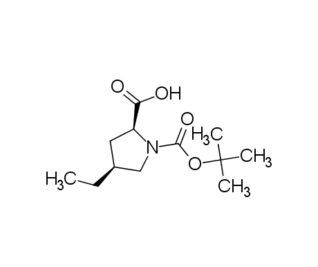 (2S,4S)-4-ethyl-1-[(2-methylpropan-2-yl)oxycarbonyl]pyrrolidine-2-carboxylic acid