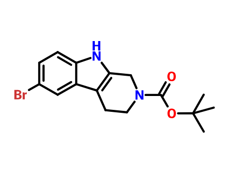 6-溴-3,4-二氢-1H-吡啶并[3,4-B]吲哚-2(9H)-羧酸叔丁酯