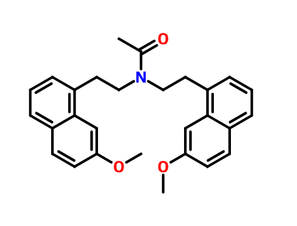 N,N-双[2-(7-甲氧基-1-萘基)乙基]-乙酰胺