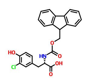 (S)-2-((((9H-芴-9-基)甲氧基)羰基)氨基)-3-(3-氯-4-羟基苯基)丙酸