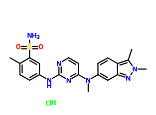 635702-64-6；盐酸帕唑帕尼