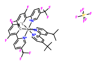 二[2-(2,4-二氟苯基)-5-三氟甲基吡啶][2-2''-联(4-叔丁基吡啶)]铱二(六氟磷酸)盐