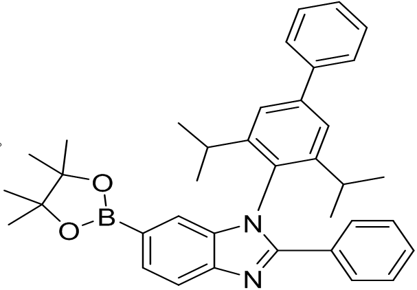 1-(3,5-diisopropyl-[1,1-biphenyl]-4-yl)-2-phenyl-6-(4,4,5,5-tetramethyl-1,3,2-dioxaborolan-2-yl)-1H-benzo[d]imidazole