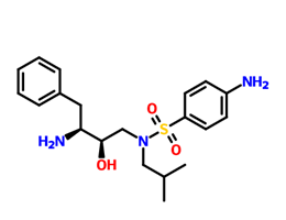 4-氨基-N-[(2R, 3S)-3-氨基-2-羟基-4-苯丁基]-N-异丁基苯磺酰胺