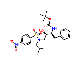 [(1S,2R)-1-苄基-2-羟基-3-[异丁基[(4-硝基苯基)磺酰]氨基]丙基]氨基甲酸叔丁酯
