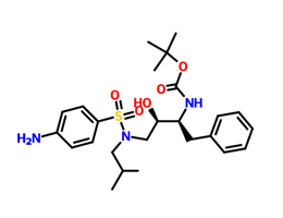 [(1S,2R)-1-苄基-2-羟基-3-[异丁基-[(4-氨基苯基)磺酰基]氨基] 丙基]氨基甲酸叔丁酯