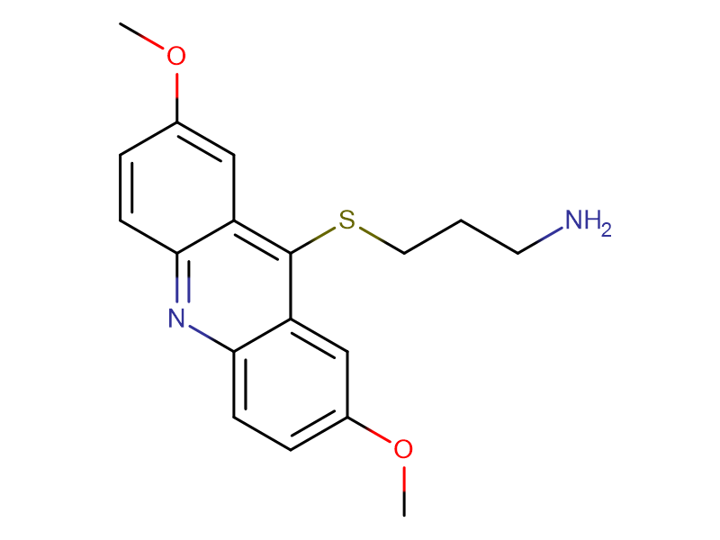 3-[(2,7-二甲氧基吖啶-9-基)硫基]丙胺