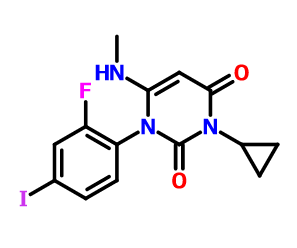 3-环丙基-1-(2-氟-4-碘苯基)-6-(甲基氨基)嘧啶-2,4(1H,3H)-二酮