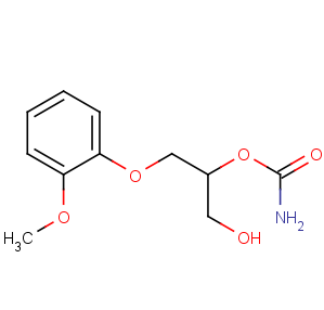 10488-39-8；3-(2-甲氧基苯氧基)-1,2-丙二醇 2-氨基甲酸酯