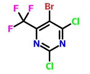 5-溴-2,4-二氯-6-(三氟甲基)嘧啶