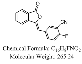 2-氟-5-[(3-氧代-1(3H)-异苯并呋喃亚基)甲基]苯腈