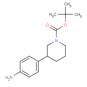 (3S)-3-(4-氨基苯基)-1-哌啶甲酸叔丁酯