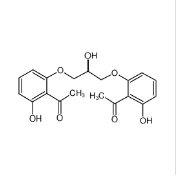 1,3-双(2-乙酰基-3-羟基苯氧基)-2-丙醇