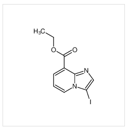 3-碘咪唑并（1,2-a)吡啶-8-甲酸乙酯