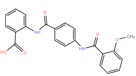 2-(4-(2-甲氧基苯甲酰氨基)苯甲酰氨基)苯甲酸
