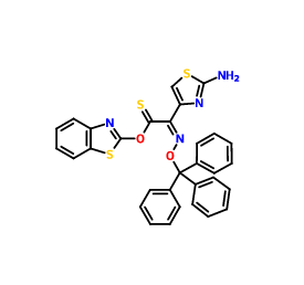 (Z)-2-(2-氨基噻唑-4-基)-2-三苯甲氧亚氨基乙酸(2-巯基苯并噻唑)酯