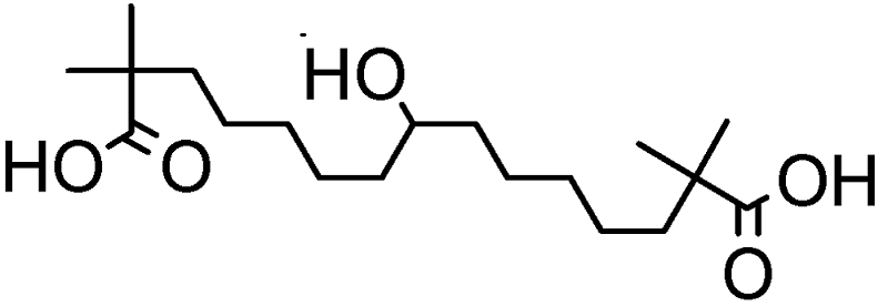 8-羟基-2,2,14,14-四甲基十五烷二酸（贝派度酸）