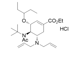 (3R,4R,5S)-4-N-乙酰基(叔丁基)氨基-5-N,N-二烯丙基氨基-3-(1-乙基丙氧基)-1-环己烯-1-甲酸乙酯单盐酸盐