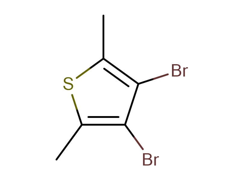2,4-二溴-3,5-二甲基噻吩
