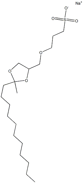 sodium 3-[(2-methyl-2-undecyl-1,3-dioxolan-4-yl)methoxy]-1-propanesulfonate