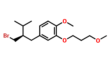 (R)-[2-溴甲基-3-甲基丁基]-1-甲氧基-2-(3-甲氧基丙氧基)苯