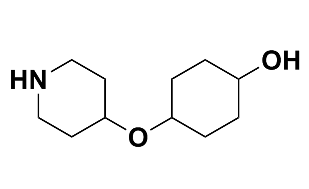 4-(piperidin-4-yloxy)cyclohexan-1-ol