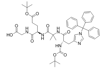 Boc-His(trt)-Aib-Glu(OtBu)-Gly-OH