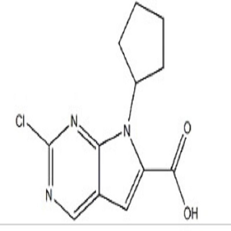 2-氯-7-环戊基-7H-吡咯并[2,3-D]嘧啶-6-甲酸